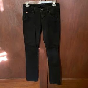 Hudson Black Skinny Jeans 25